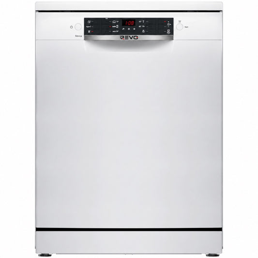 Lave-Vaisselle REVO Clario – 60 cm – 6 Programmes – Séchage Extra – 48 dB – Panier Réglable 3 Niveaux