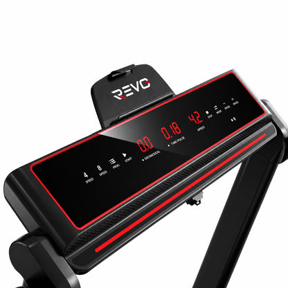 Tapis de Course Pliable REVO Tempo 16 – 1 à 16 km/h – 16 Programmes – Surface 120 × 45 cm – Pliage Ultra-Compact 19 cm