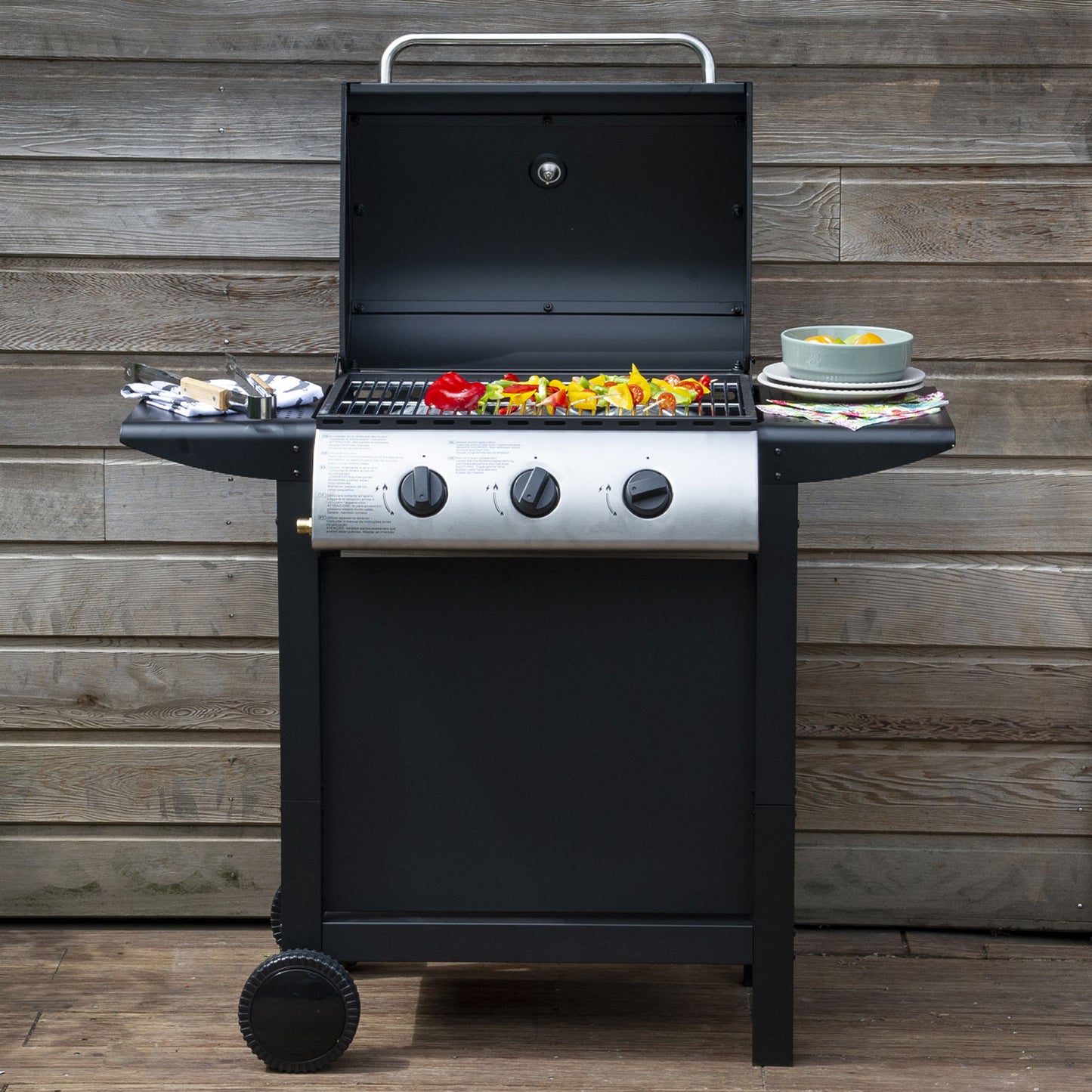 Barbecue Gaz Hawaï - 3 Brûleurs 8,4 kW Butane/Propane