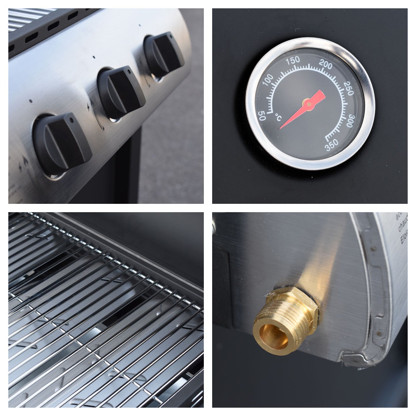 Barbecue Gaz Hawaï - 3 Brûleurs 8,4 kW Butane/Propane