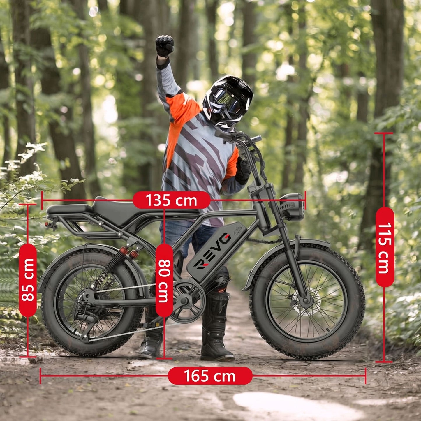 REVO Voltvogue™ – Vélo Électrique Fat Bike Tout-Terrain 1500W