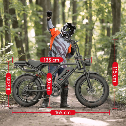 REVO Voltvogue™ – Vélo Électrique Fat Bike Tout-Terrain 1500W