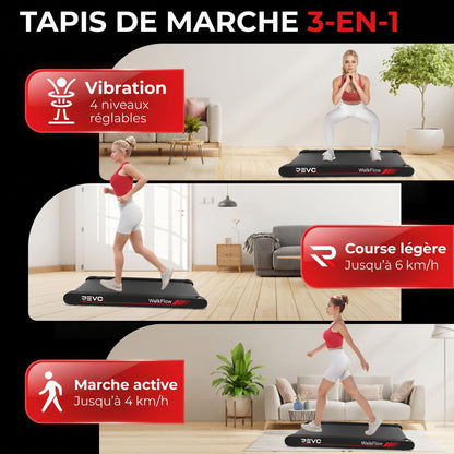 REVO WalkFlow™ – Tapis de Marche & Vibration Intelligent
