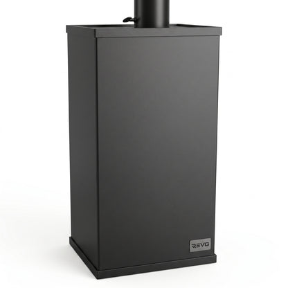 Poêle à bois REVO 12 kW – Four intégré – Sortie supérieure