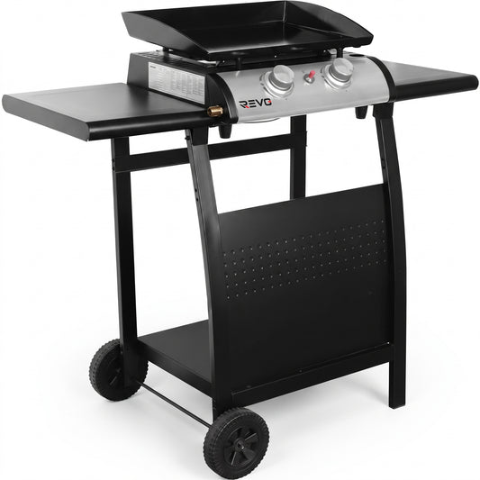 Plancha Gaz REVO Zaragoza – Chariot Inclus – 5 kW