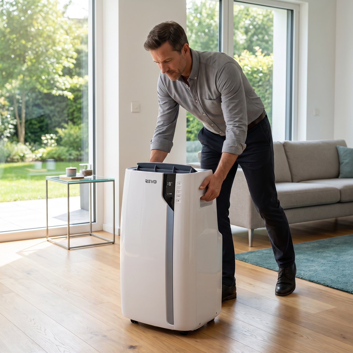 Climatiseur Mobile REVO Eco Pro 10 – 10 000 BTU – A+++ – 3-en-1 – 45 dB