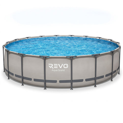 Piscine Hors-Sol Ronde REVO Aqua Grand – Ø427 × 122 cm – 15 232 L – Filtration 3 028 L/h
