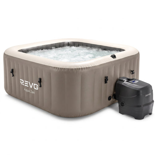 Spa Gonflable REVO Aqua Zen – 4 Places – 140 Jets – Chauffage 40°C – Wi-Fi & LED