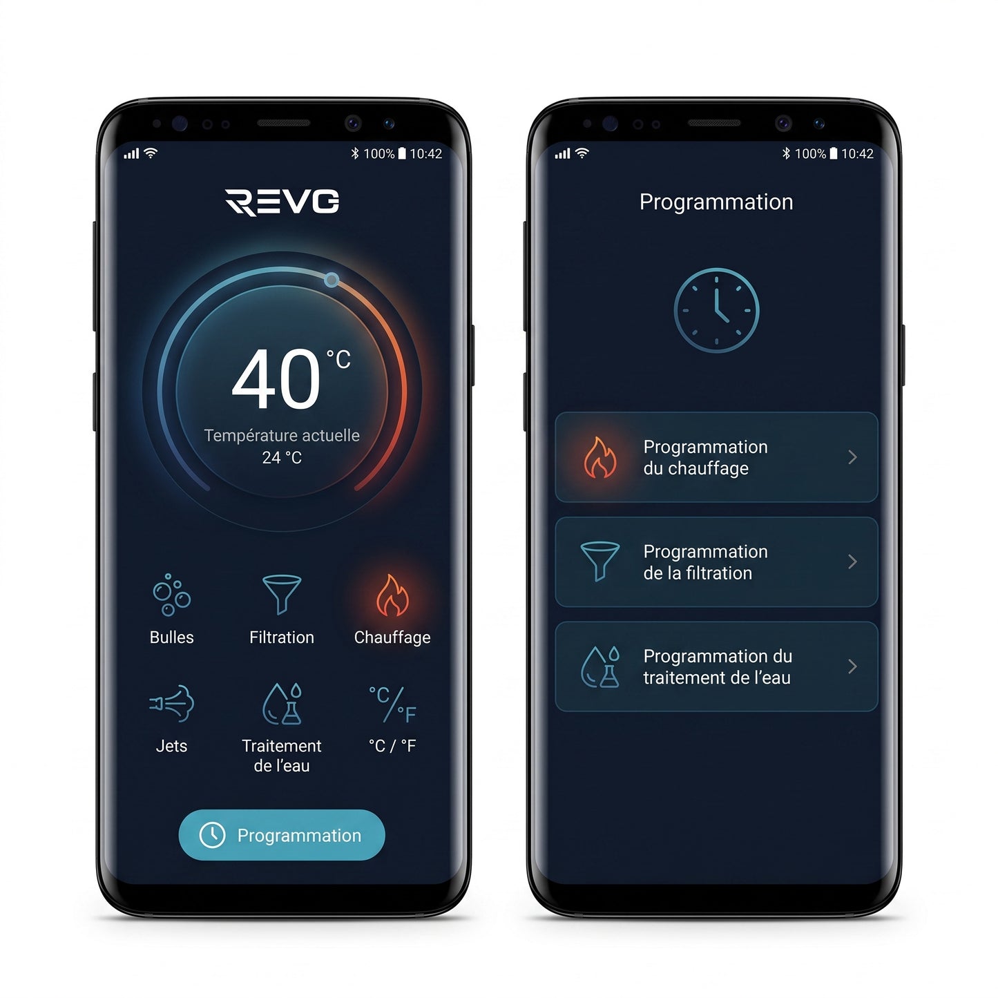 Spa Gonflable REVO Aqua Elite – 4 Places – 120 Jets – Chauffage 40°C – Wi-Fi