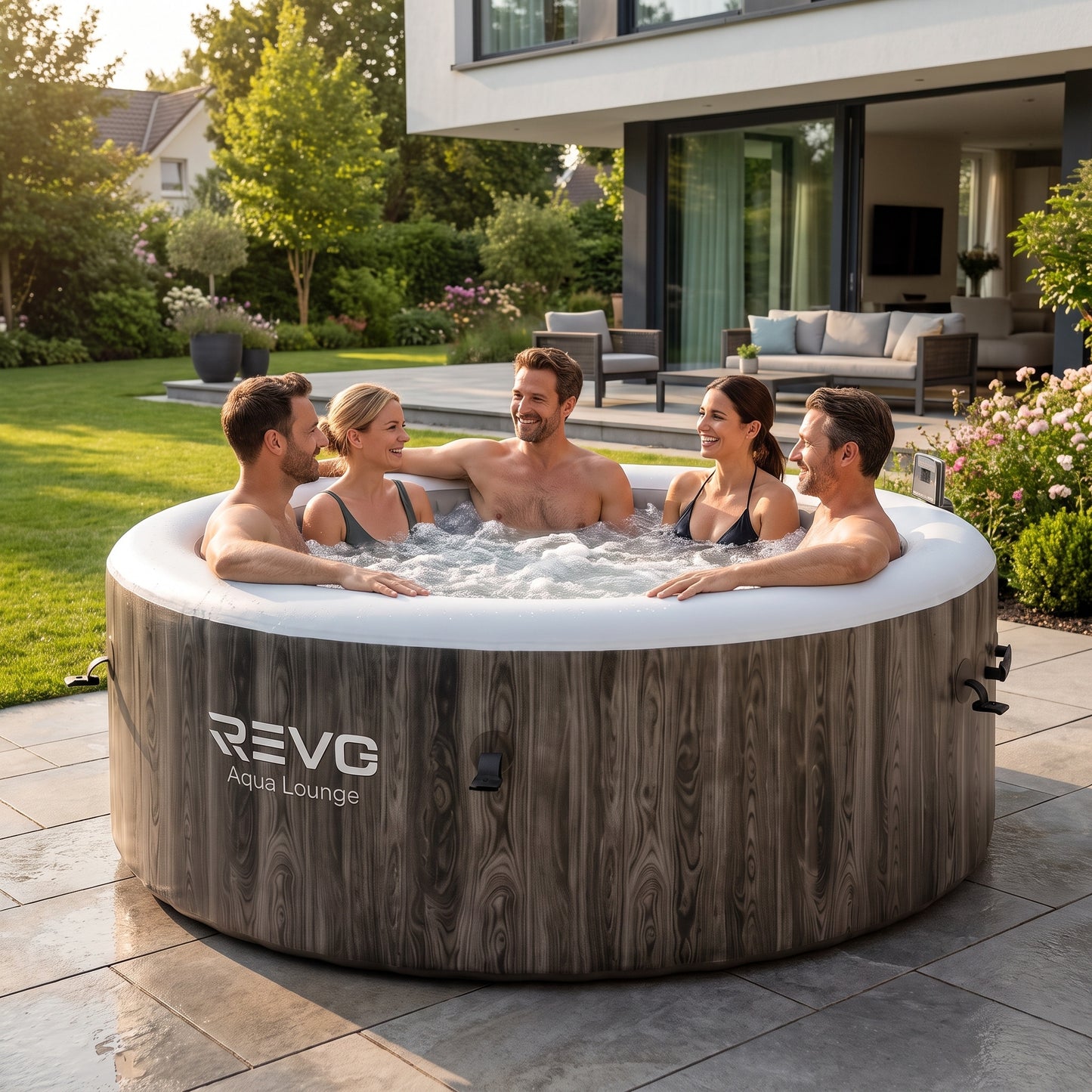 Spa Gonflable REVO Aqua Lounge – 6 Places – 170 Jets – Chauffage 40°C – Wi-Fi