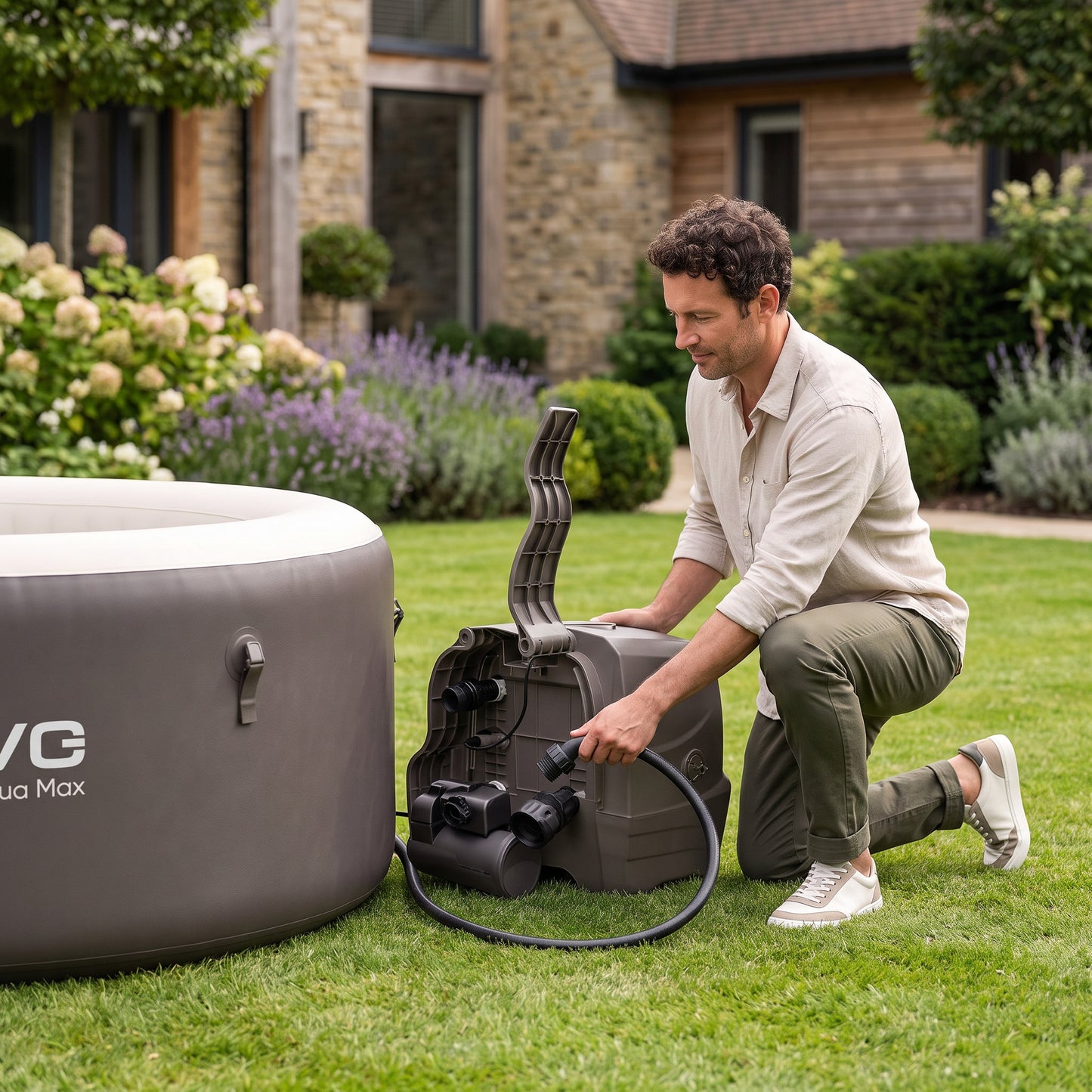 Spa Gonflable REVO Aqua Max – 8 Places – 170 Jets – Chauffage 40°C