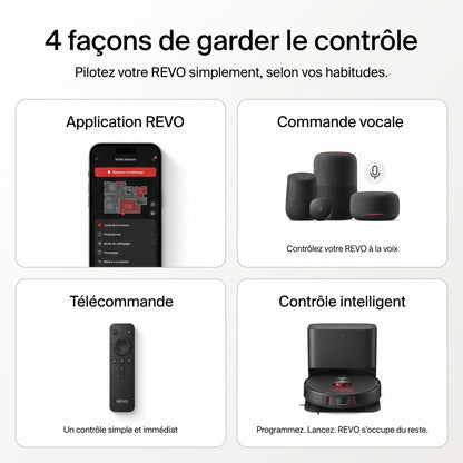 Robot Aspirateur Laveur REVO Orbit 18 – 18 000 Pa avec Station Sans Sac 4 L & Navigation LiDAR