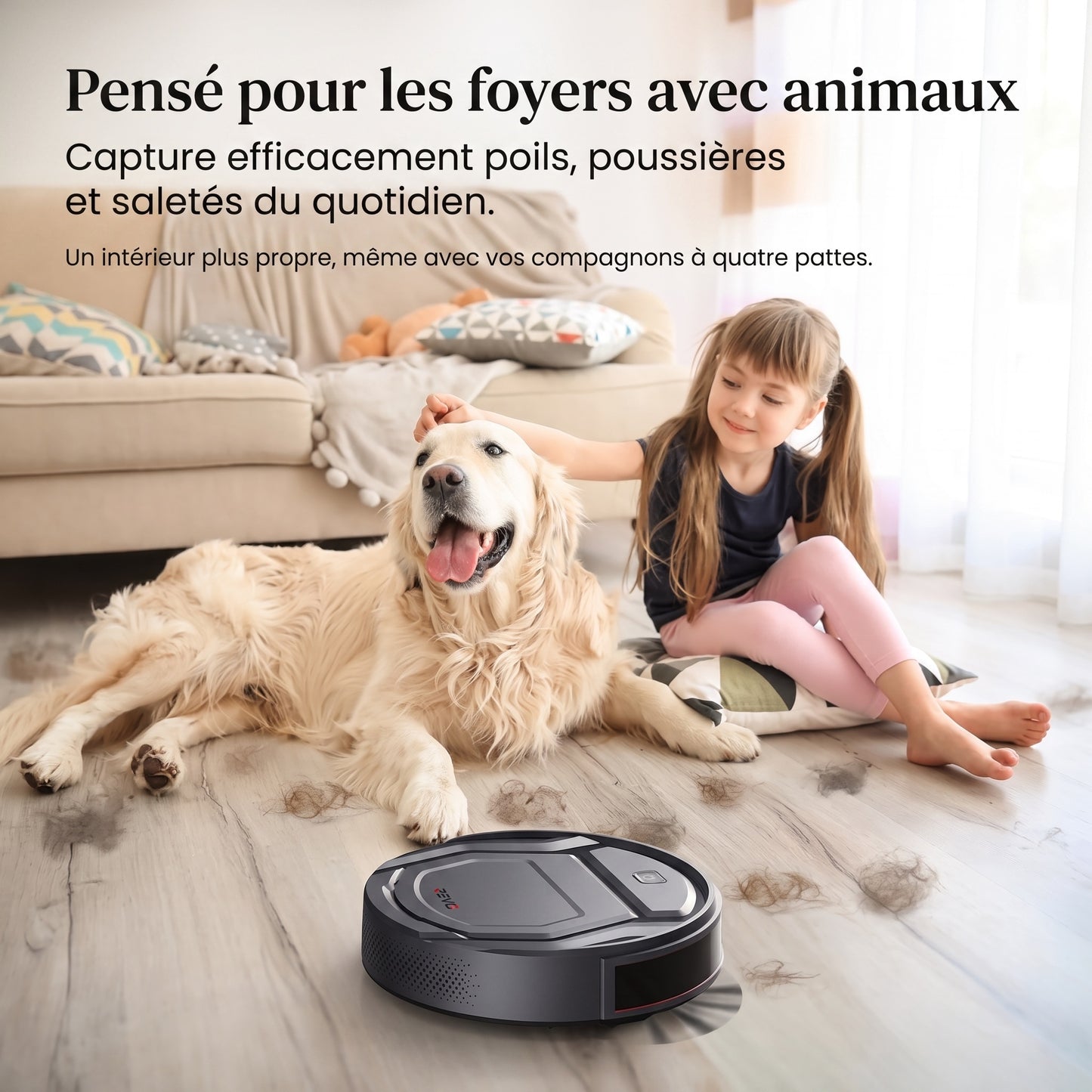 Robot Aspirateur REVO SlimForce 22 – 2 200 Pa, Connecté & Autonomie 120 min