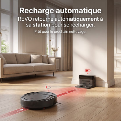 Robot Aspirateur REVO SlimForce 22 – 2 200 Pa, Connecté & Autonomie 120 min
