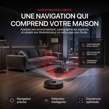 Robot Aspirateur Laveur REVO S20 Ultra – 36 000 Pa – Navigation 3D – Station Automatique