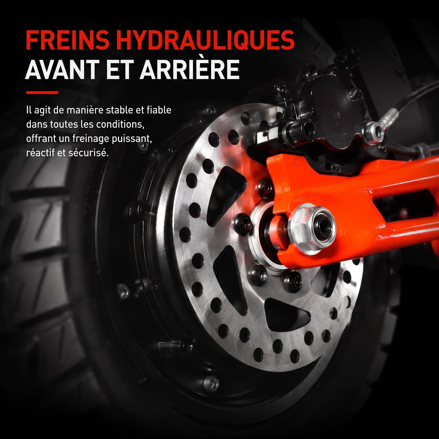 Trottinette Électrique REVO Titan X2 – Double Moteur 2 × 1 000 W – Autonomie jusqu’à 75 km – Batterie 60 V 18 Ah – Pneus Tout-Terrain 10"
