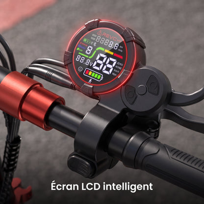 Trottinette Électrique REVO Peak – 1000 W (pointe 1200 W) – Autonomie 55 km – Batterie 48V 15Ah – Pneus 11" Tout-Terrain