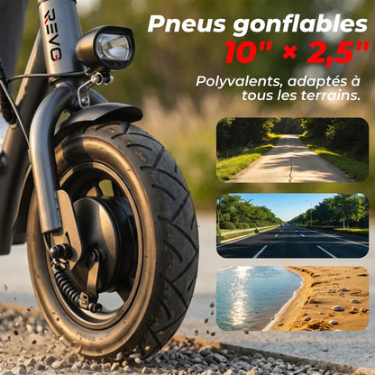 Trottinette Électrique REVO Prime – 1000 W – Autonomie 55-60 km – Batterie 48V 13Ah – Siège Confort Intégré