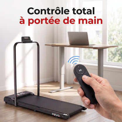 Tapis de Course Pliant REVO Flexo – 10 km/h – 2 Modes (Marche/Course) – Écran LED