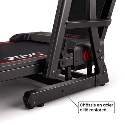Tapis de Course Pliant REVO Trail – 12 km/h – 12 Programmes HIIT – Écran LED & Application Connectée
