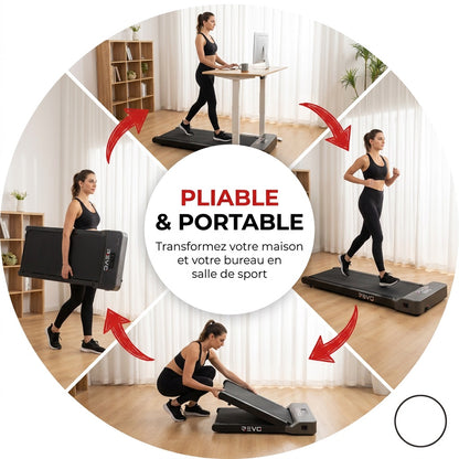 Tapis de Course Pliant REVO WalkingPad – 6 km/h – Charge 110 kg – Écran LED