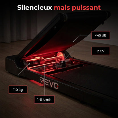 Tapis de Course Pliant REVO WalkingPad – 6 km/h – Charge 110 kg – Écran LED