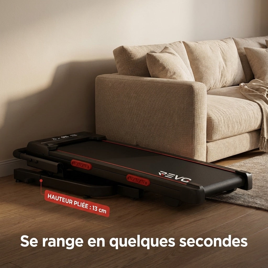 Tapis de Course Pliant REVO Summit – 10km/h – Charge 159kg – Écran LED