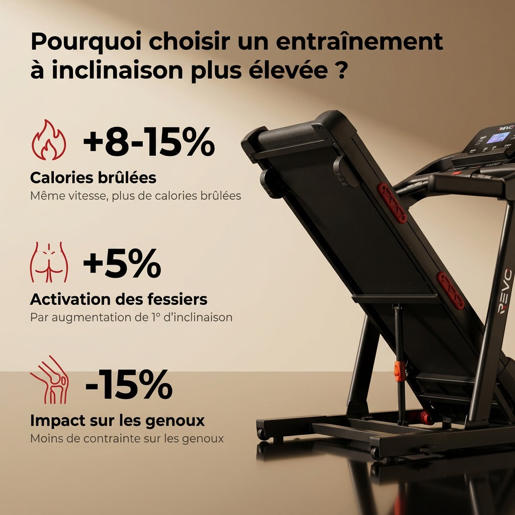 Tapis de Course Pliant REVO Summit – 10km/h – Charge 159kg – Écran LED