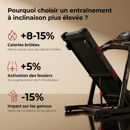 Tapis de Course Pliant REVO Summit – 10km/h – Charge 159kg – Écran LED