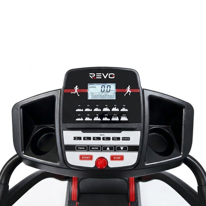 Tapis de Course Pliable REVO Motion 14 – 0,8 à 14 km/h – 12 Programmes – Surface 123 × 40 cm – Charge 120 kg
