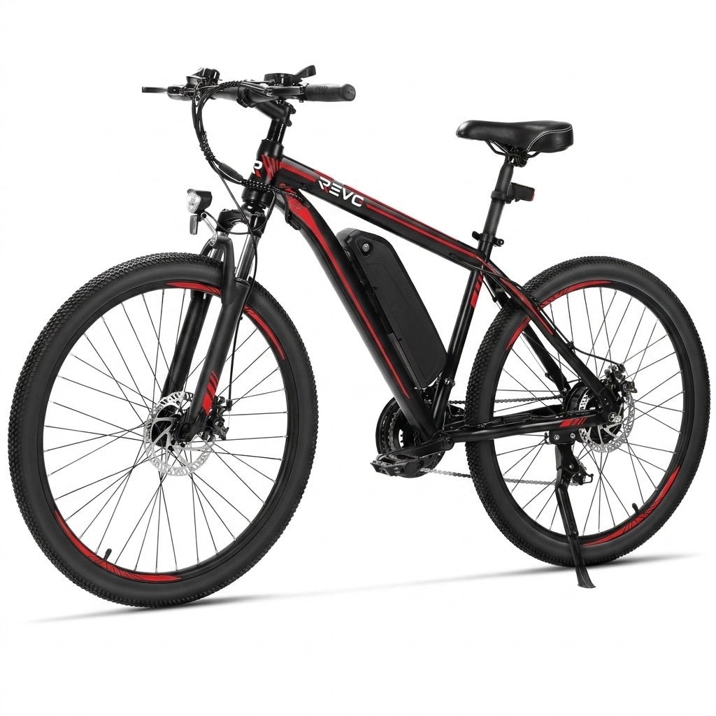 Vélo Électrique VTT REVO Ridge 65 – 250 W – Autonomie jusqu’à 65 km – Batterie Amovible 13 Ah – 21 Vitesses – Pneus 26"**