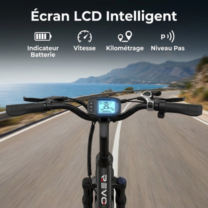 Vélo Électrique REVO Horizon 24 – 250 W – Autonomie jusqu’à 40 km – Batterie 36 V 10 Ah – 7 Vitesses