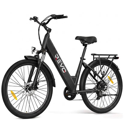Vélo Électrique REVO Venture – 250 W – Autonomie jusqu’à 100 km – Batterie 561,6 Wh – Roues 27,5" – Freins Hydrauliques