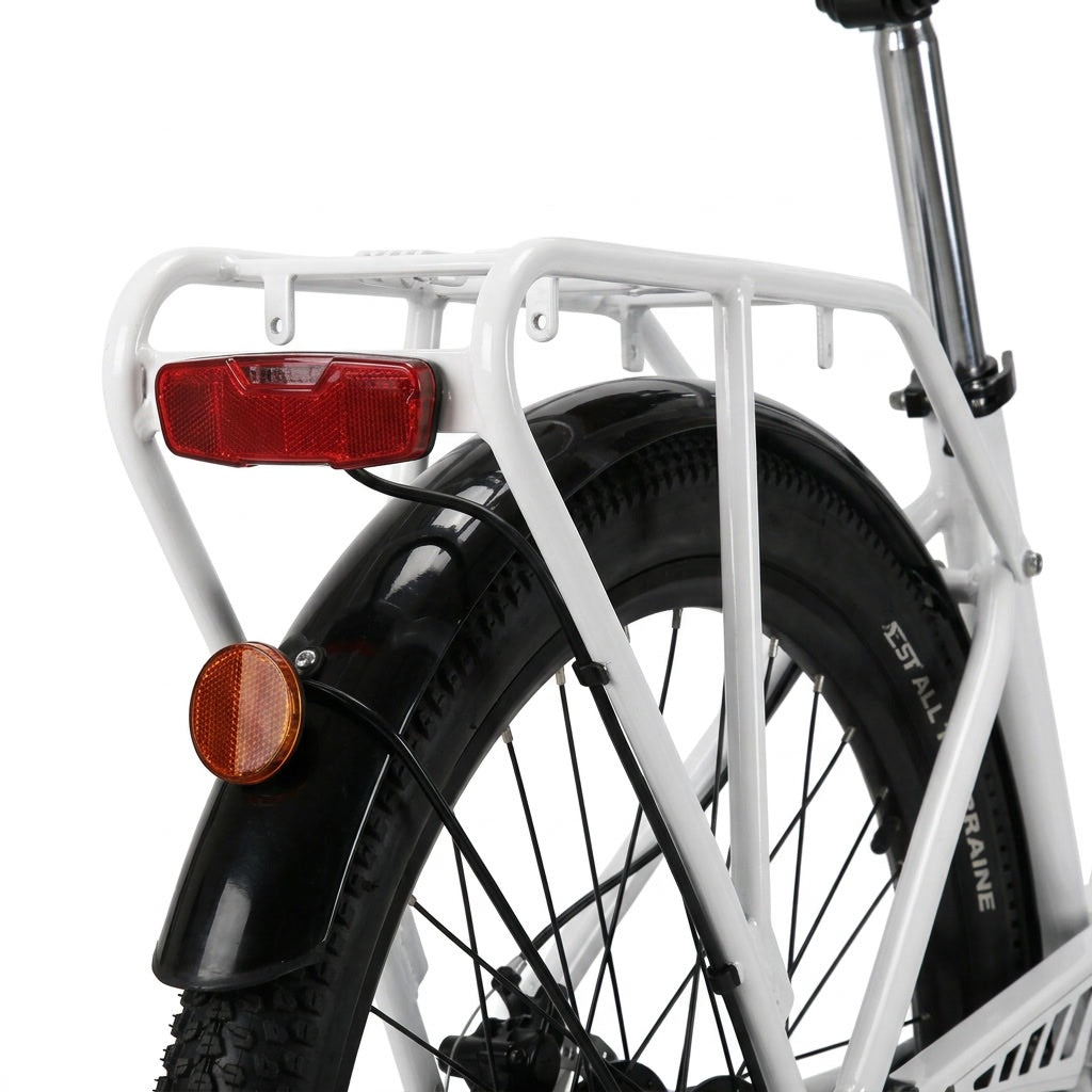 Vélo Électrique REVO Citya – 250 W – Autonomie 80 km – Batterie 36 V 10 Ah – 26" – Panier & Porte-Bagages