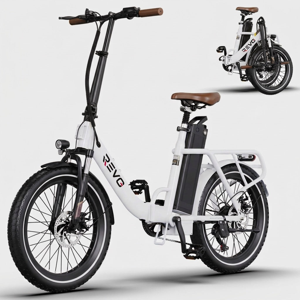 Vélo Électrique Pliable REVO Flex – 250W – Batterie 48V 17Ah – Autonomie jusqu’à 120 km – Pneus 20″ x 3.0″