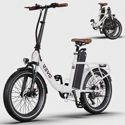 Vélo Électrique Pliable REVO Flex – 250W – Batterie 48V 17Ah – Autonomie jusqu’à 120 km – Pneus 20″ x 3.0″