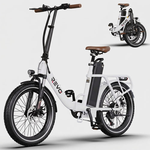 Vélo Électrique Pliable REVO Flex – 250W – Batterie 48V 17Ah – Autonomie jusqu’à 120 km – Pneus 20″ x 3.0″