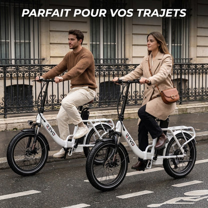 Vélo Électrique Pliable REVO Flex – 250W – Batterie 48V 17Ah – Autonomie jusqu’à 120 km – Pneus 20″ x 3.0″