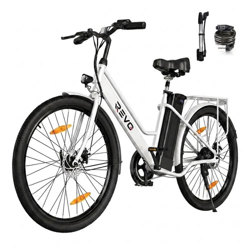 Vélo Électrique REVO Avenue 26″ – Moteur 250W – Batterie Amovible 36V 8,4Ah – Autonomie jusqu’à 70 km – Freins à Disque
