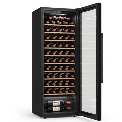 Cave à Vin REVO Cellar 58 – 58 Bouteilles – Monozone 5°C à 20°C – Verre Anti-UV – 37 dB – Wi-Fi