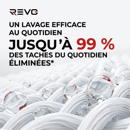 Lave-Linge REVO Pure 7 – Machine à Laver 7 kg – Classe A – 1 200 tr/min – 12 Programmes – Vapeur
