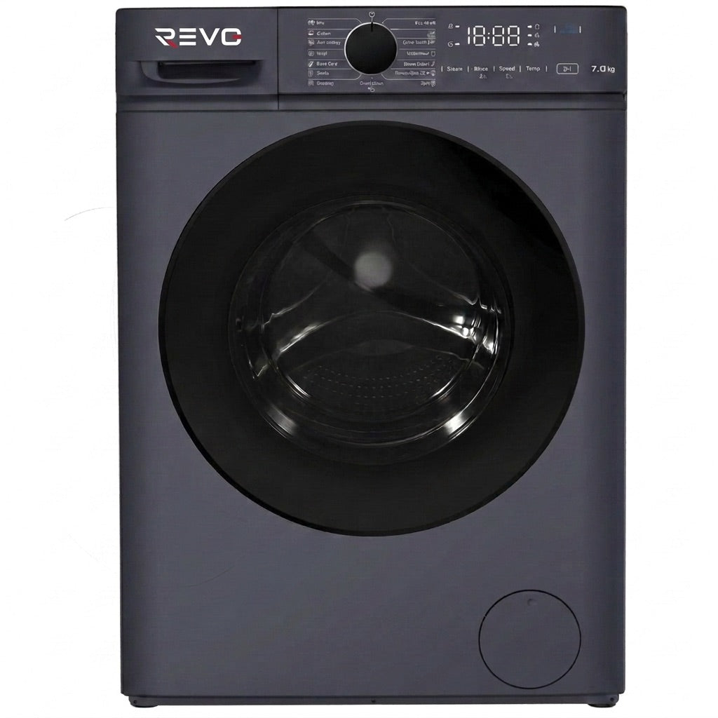 Lave-Linge Hublot REVO Nova 7 – Machine à Laver 7 kg – Classe A – 1200 tr/min – 15 Programmes & Vapeur.