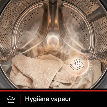 Lave-Linge Hublot REVO Nova 7 – Machine à Laver 7 kg – Classe A – 1200 tr/min – 15 Programmes & Vapeur.