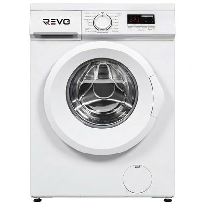 Lave-Linge Hublot REVO Élégance 8 – Machine à Laver 8 kg – Classe A – 1400 tr/min – 15 Programmes, Vapeur & Format Slim