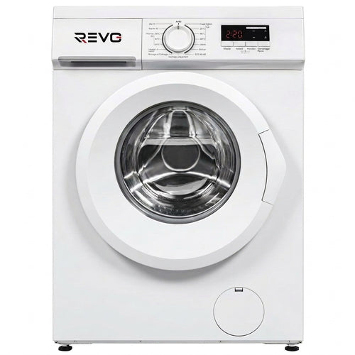 Lave-Linge Hublot REVO Élégance 8 – Machine à Laver 8 kg – Classe A – 1400 tr/min – 15 Programmes, Vapeur & Format Slim