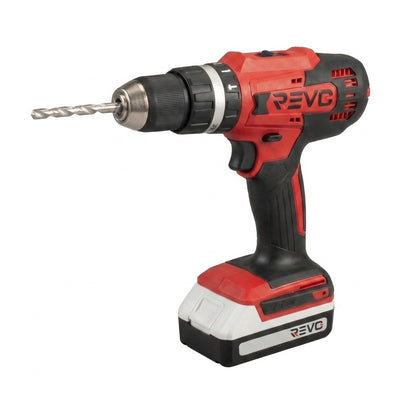 Perceuse Visseuse à Percussion Sans Fil REVO Forge 42 – 18 V – 42 Nm – 2 Batteries 2 Ah – 74 Accessoires – Mandrin 13 mm