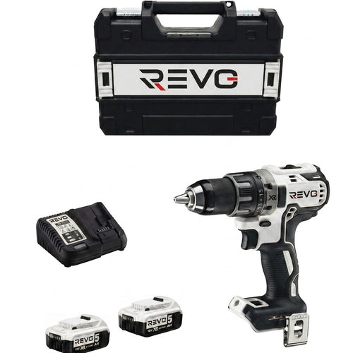 Perceuse-Visseuse Sans Fil REVO Striker 70 – 18 V – 70 Nm – 2 Batteries 5 Ah – Brushless – Mandrin 13 mm – Coffret Inclus