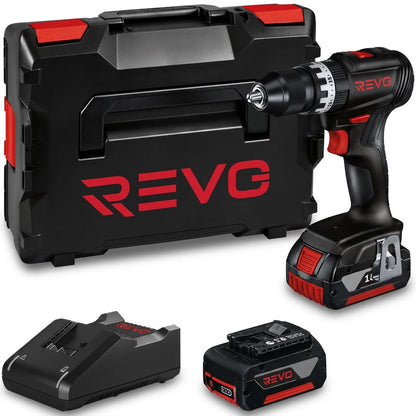 Perceuse-Visseuse à Percussion Sans Fil REVO Core 45 – 18 V – 45 Nm – Brushless – 2 Batteries 3,0 Ah – Mandrin 13 mm – Coffret Inclus