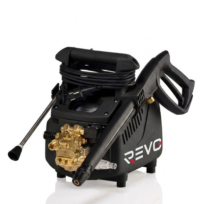 Nettoyeur Haute Pression REVO Atlas 130 – 2 200 W – 130 Bar – 450 L/h – Pompe Laiton – Flexible 8 m
