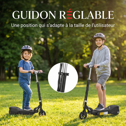 Trottinette Électrique Enfant REVO KidVolt 12 – 120 W – Jusqu’à 12 km/h – Autonomie 8 à 10 km – Pliable & Réglable
